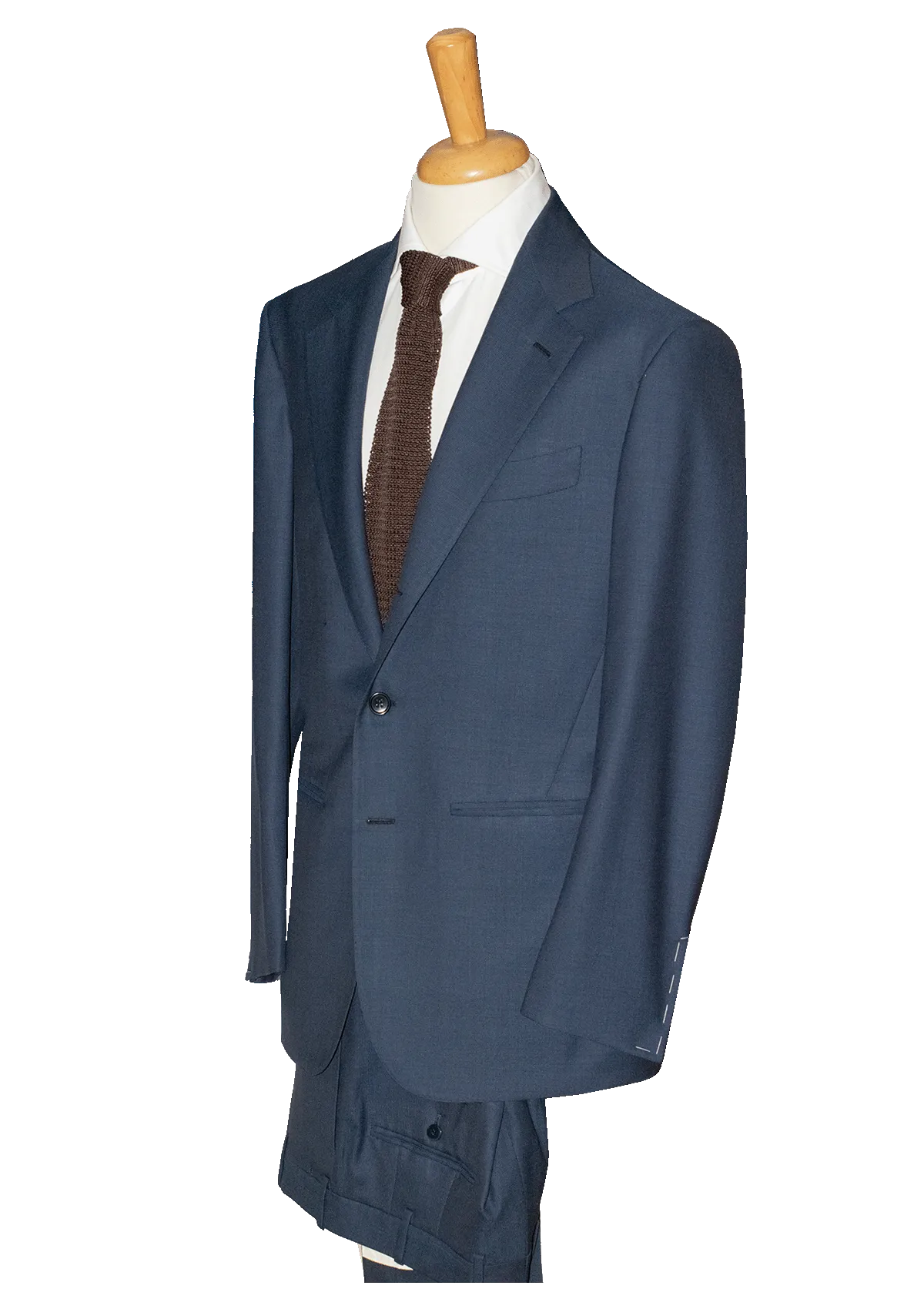 Blue Wool Verbatim Suit