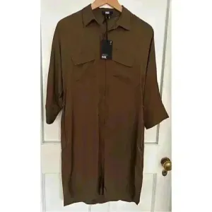 BNWT Paige Mayslie Shirt Dress in Cactus Size M ***Issue***