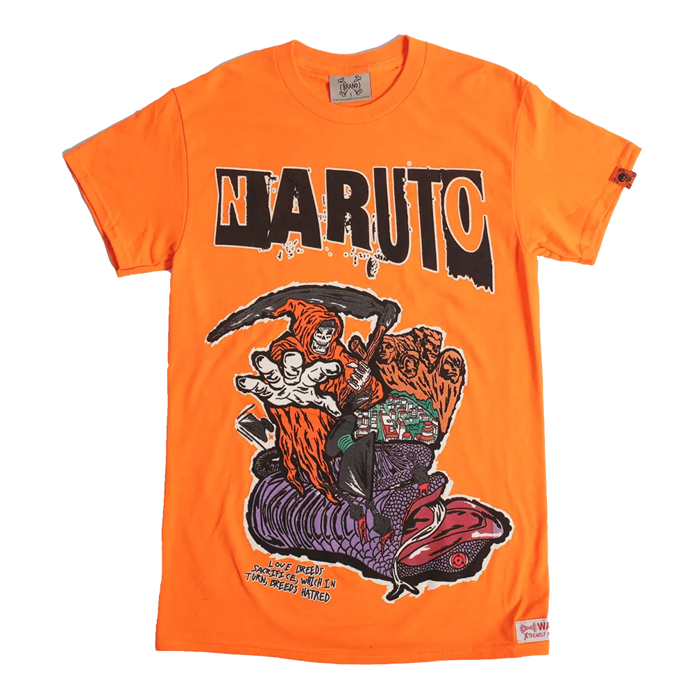 BRAND X NARUTO VIPER YOUTH  TSHIRT (ORANGE)