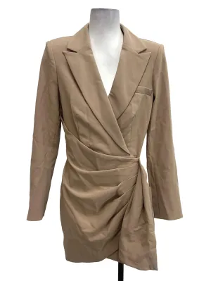 Brown Blazer Dress