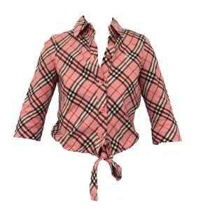 Burberry Classic Pink Tie Top