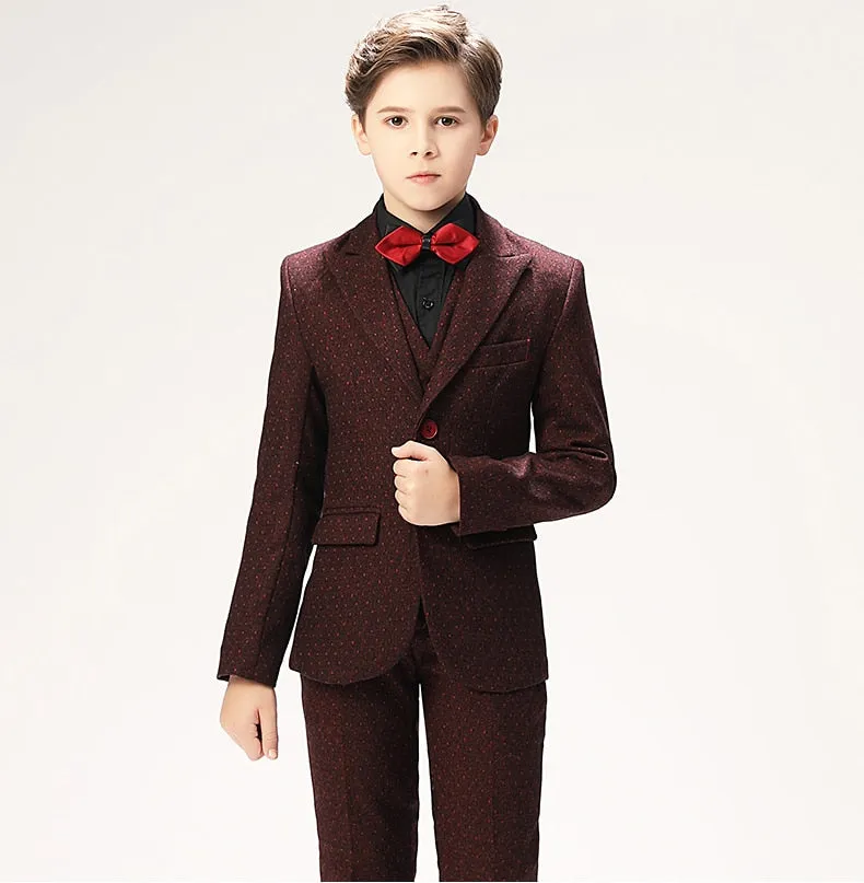 Burgundy Honeycomb Tux