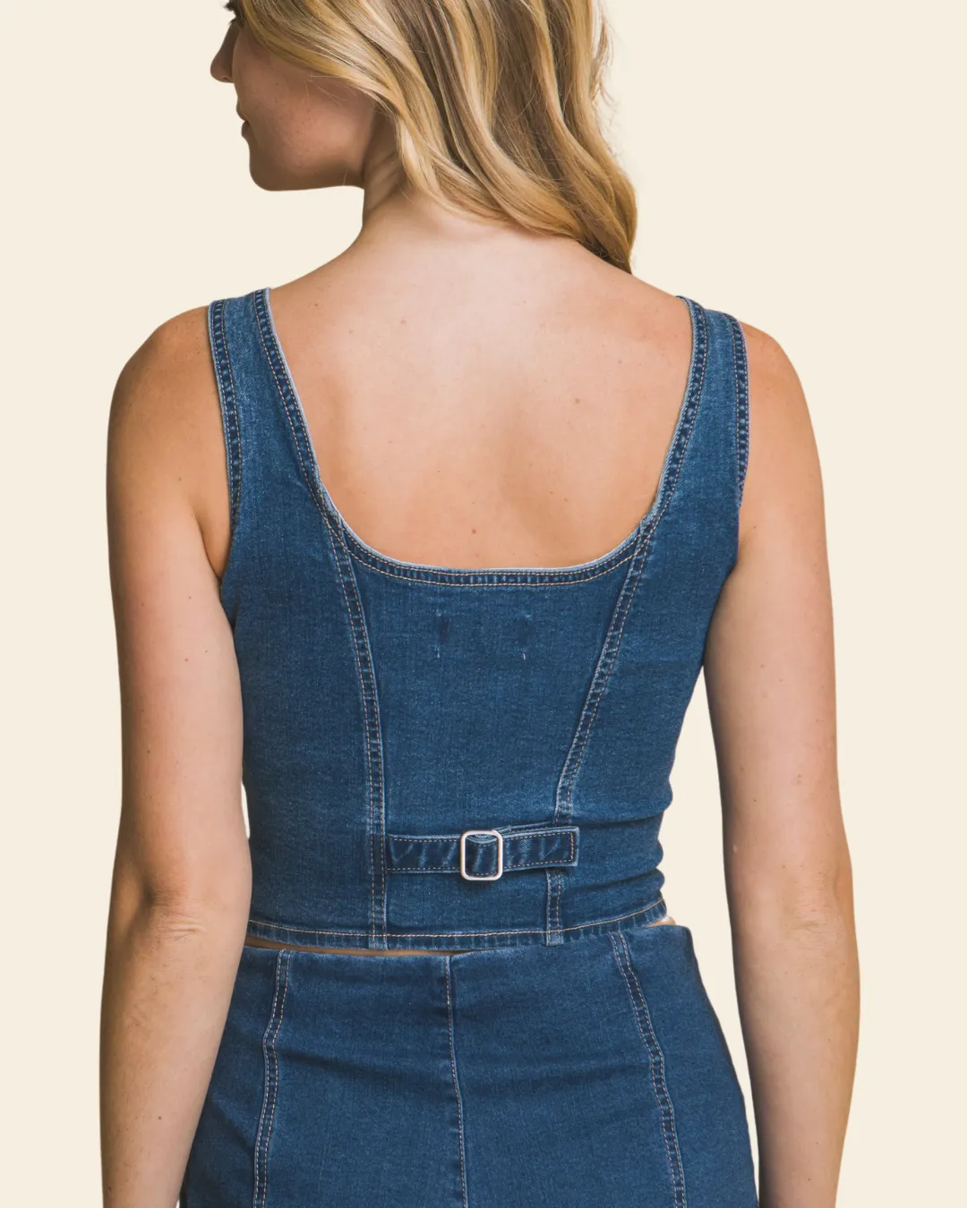 BUTTON DOWN CORSET