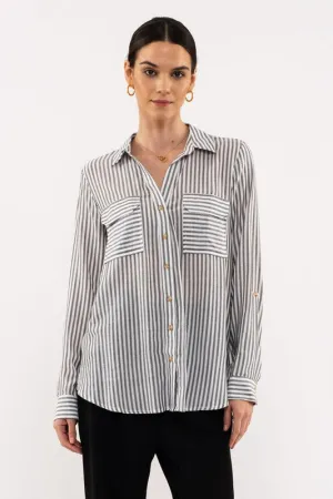 By the Bay Button Down Top