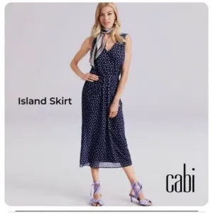 Cabi Island Midi Skirt (#5887) • Size Medium