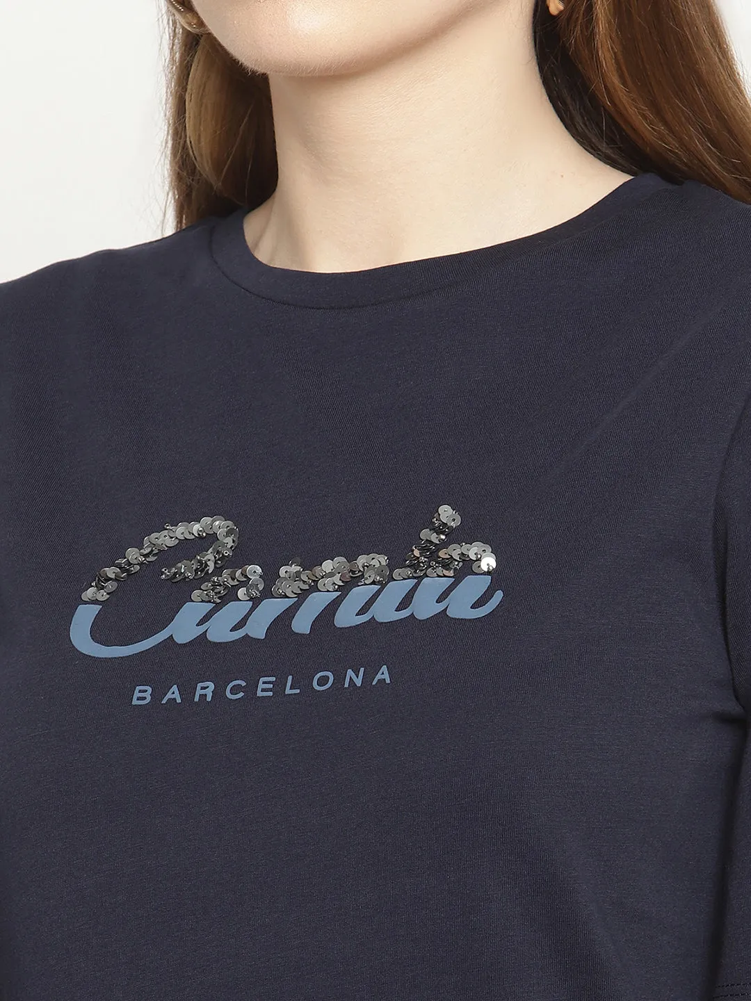 Camla Barcelona Navy Top