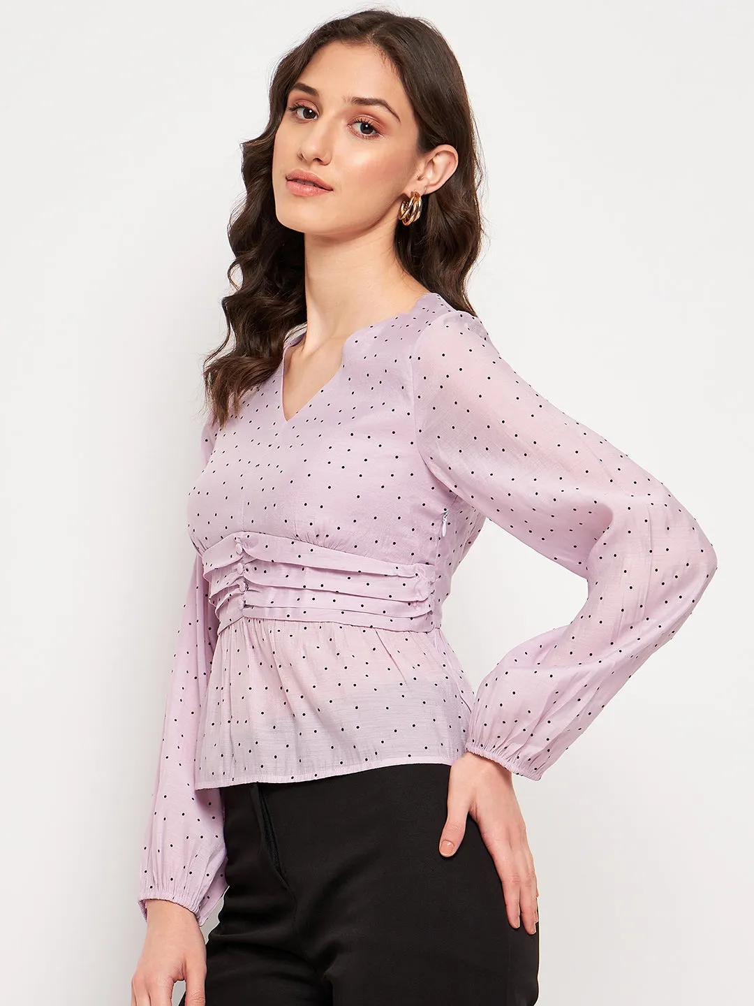 Camla Barcelona Purple Top