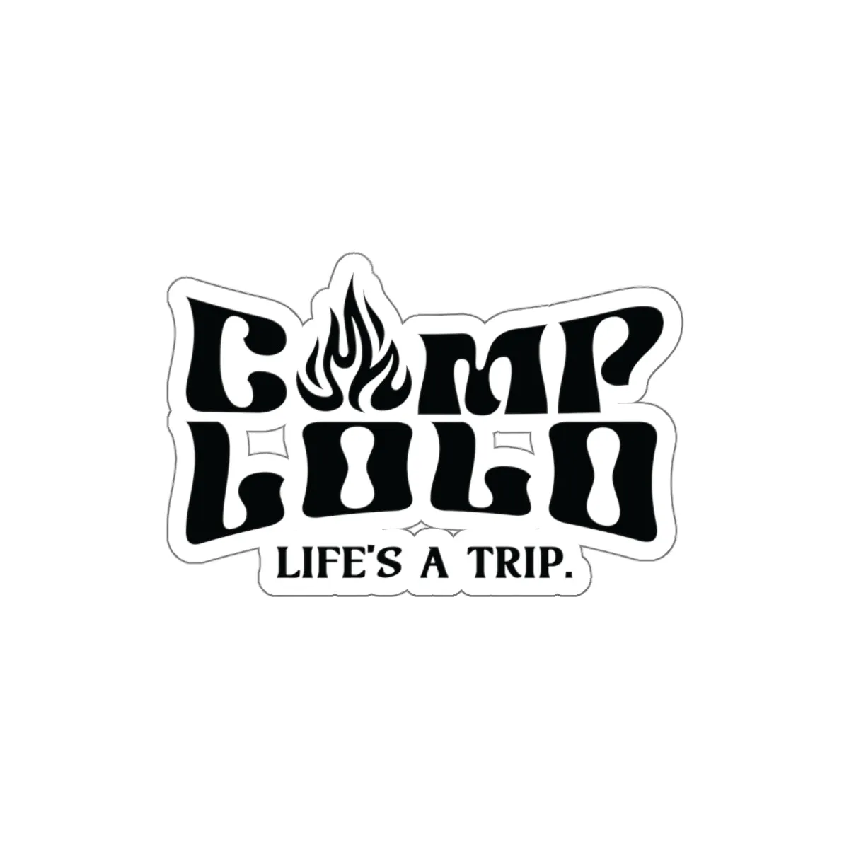 Camp Lolo Classic Logo Die-Cut Stickers