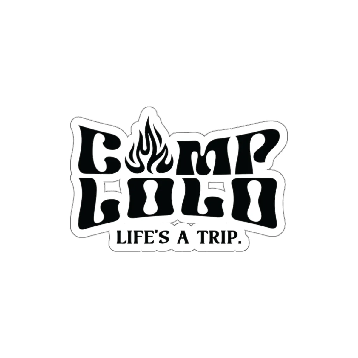 Camp Lolo Classic Logo Die-Cut Stickers