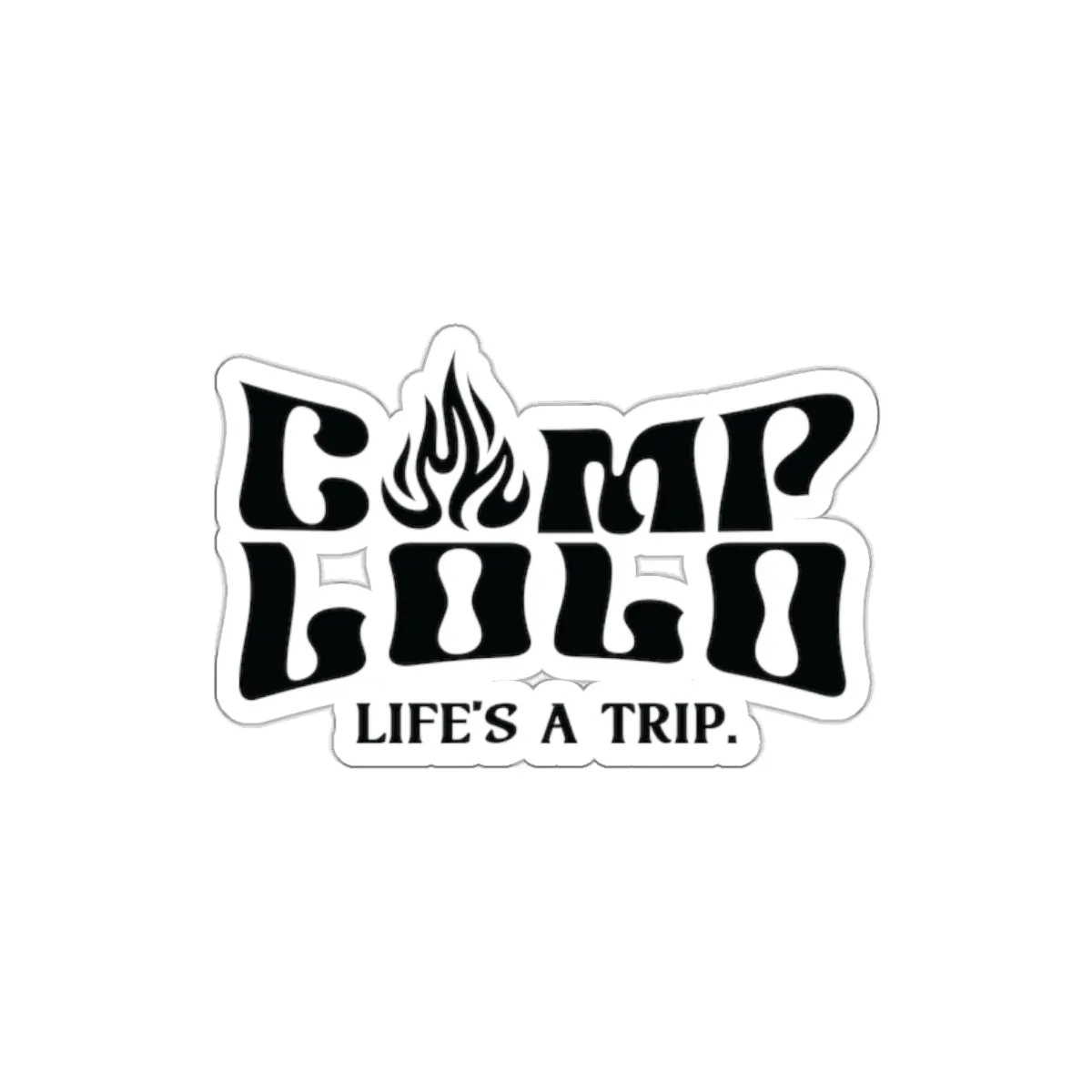 Camp Lolo Classic Logo Die-Cut Stickers