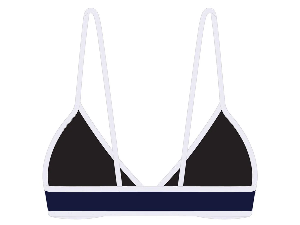 Captain Blue Fitted Top