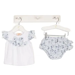 Caramelo Floral Striped Jampant Set