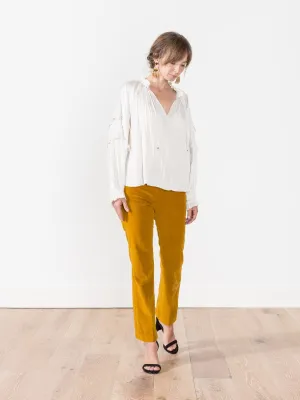 carolina blouse - blanc