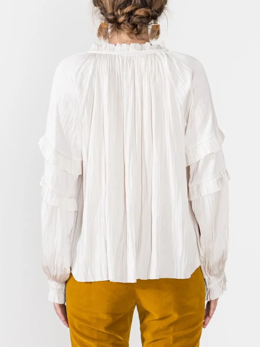 carolina blouse - blanc