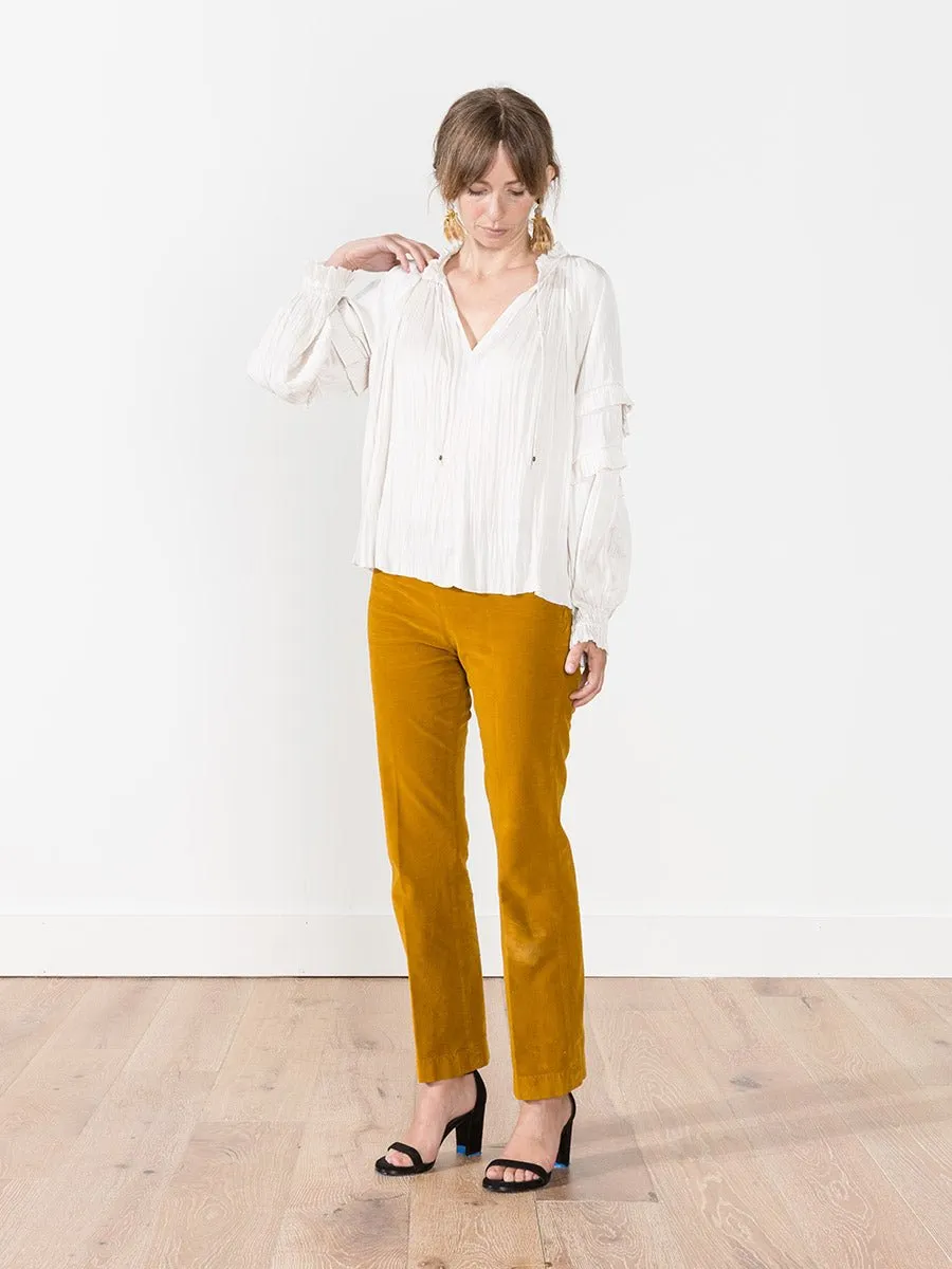 carolina blouse - blanc