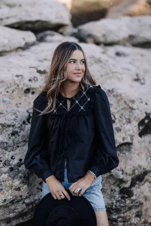 Carson Top in Black