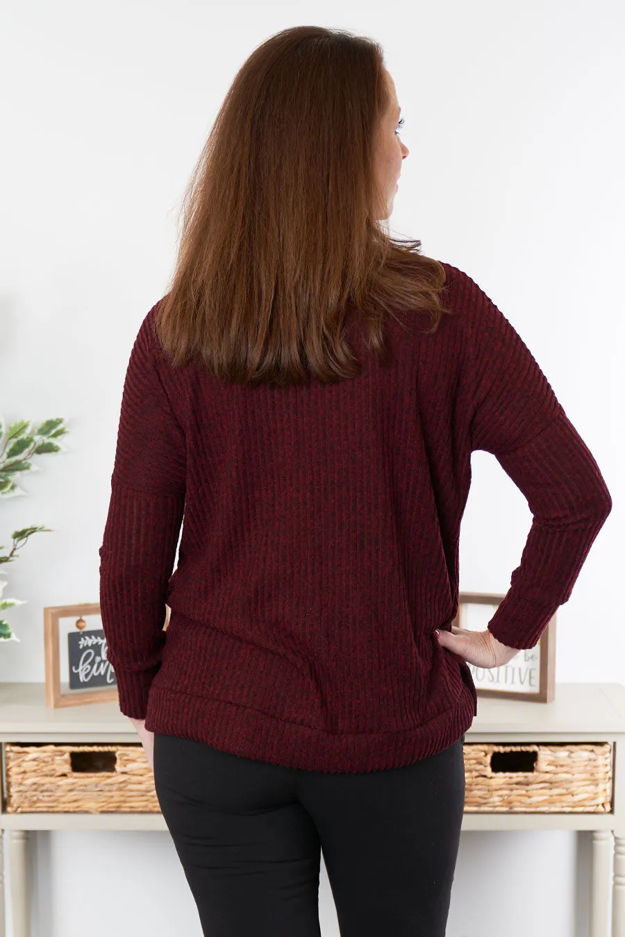 Caught By Surprise Long Sleeve Top