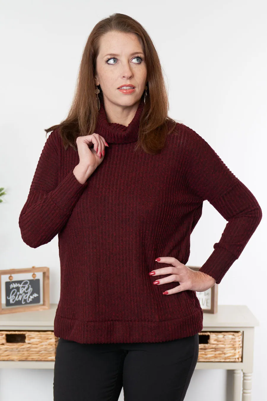 Caught By Surprise Long Sleeve Top