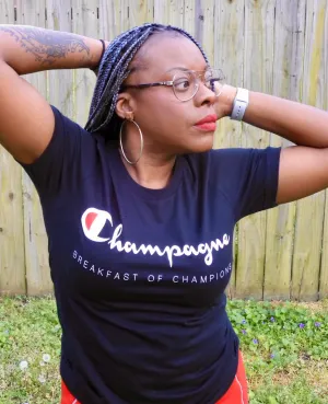 Champagne Breakfast Of Champions T-Shirt