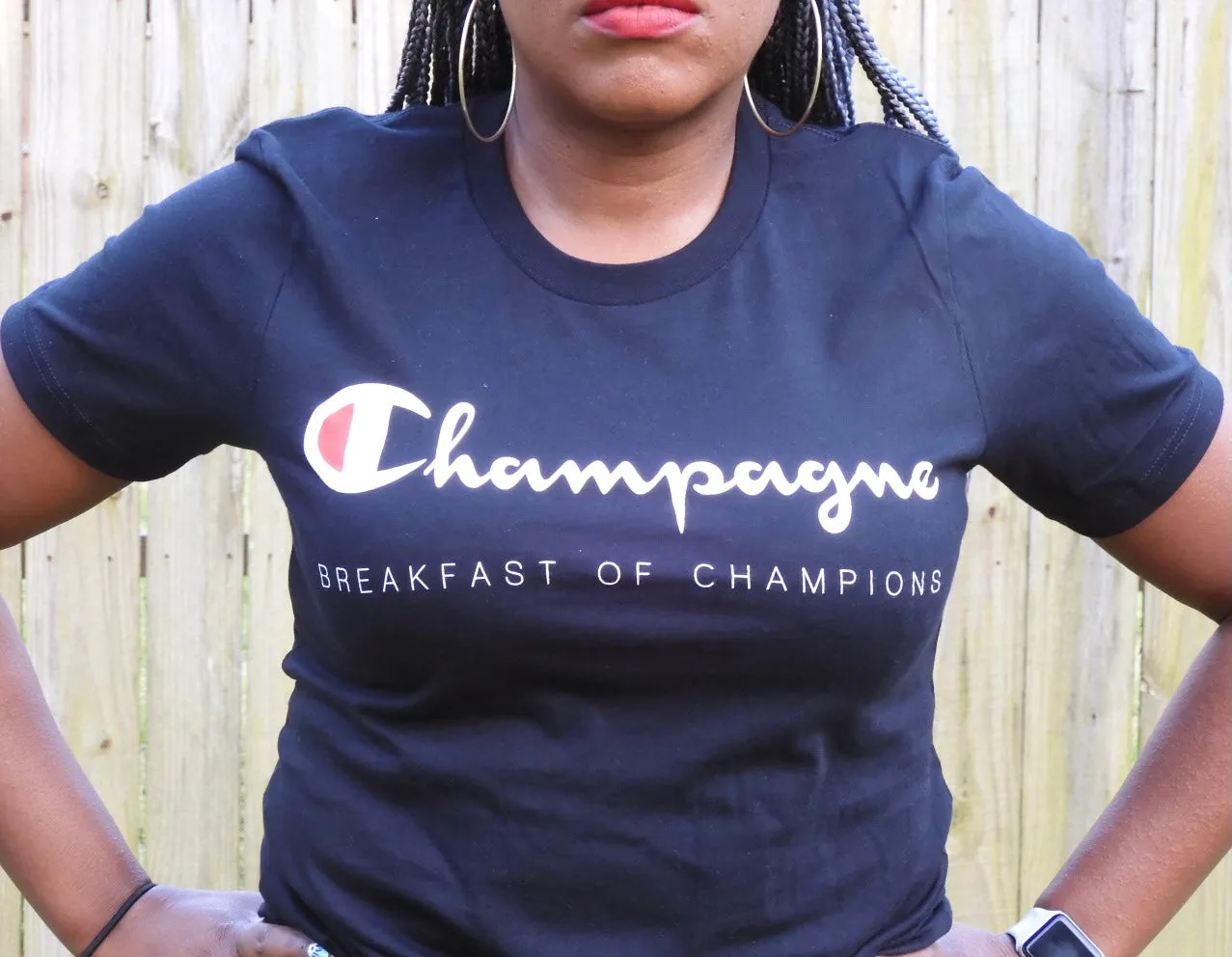 Champagne Breakfast Of Champions T-Shirt