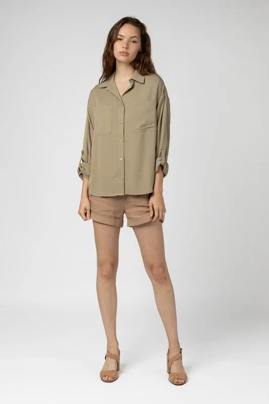 Chandler Button Down Top