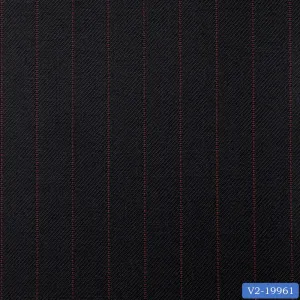 Charcoal Black with Red Stripe Vest