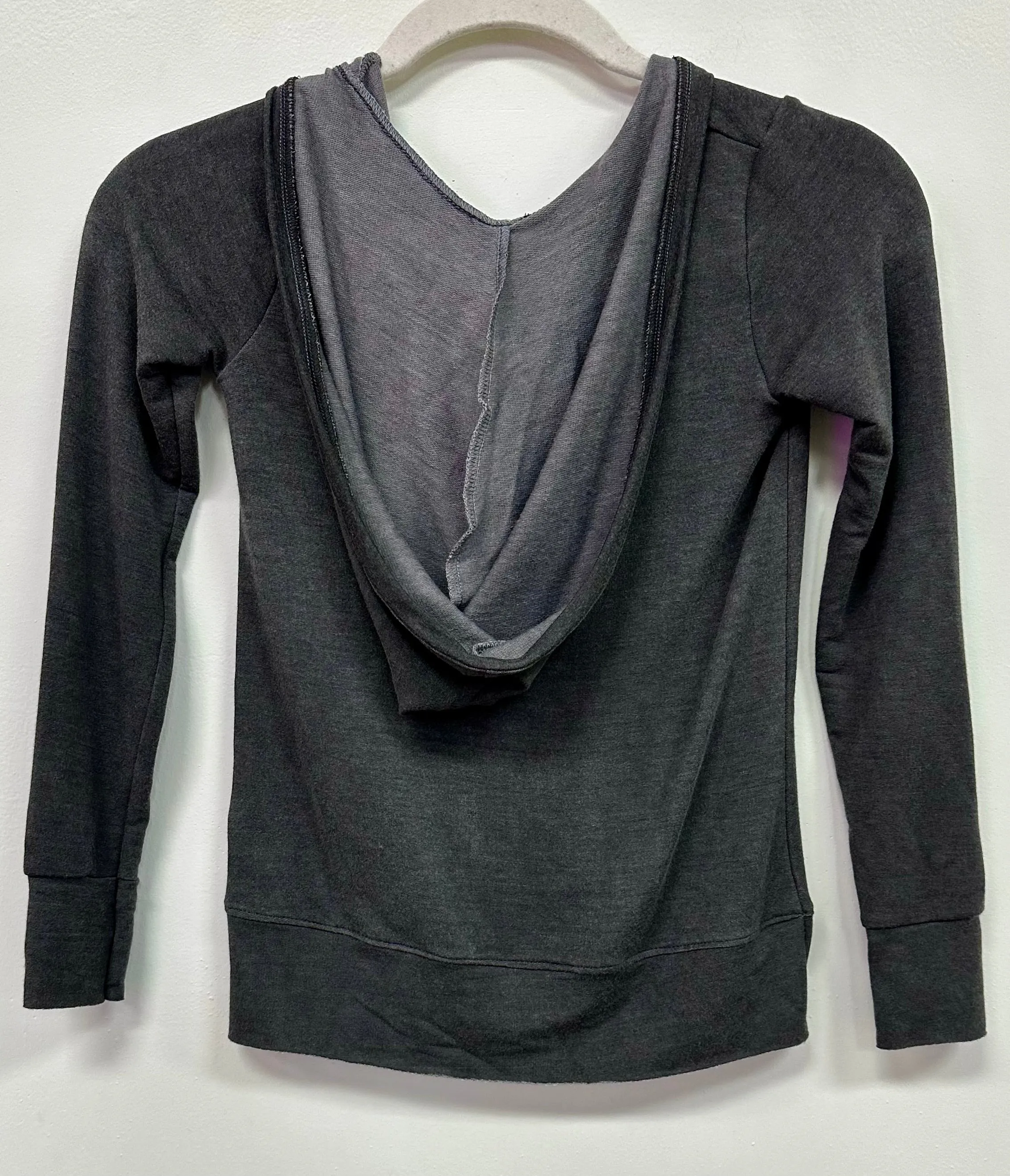 Charcoal Long Sleeve Hoodie..