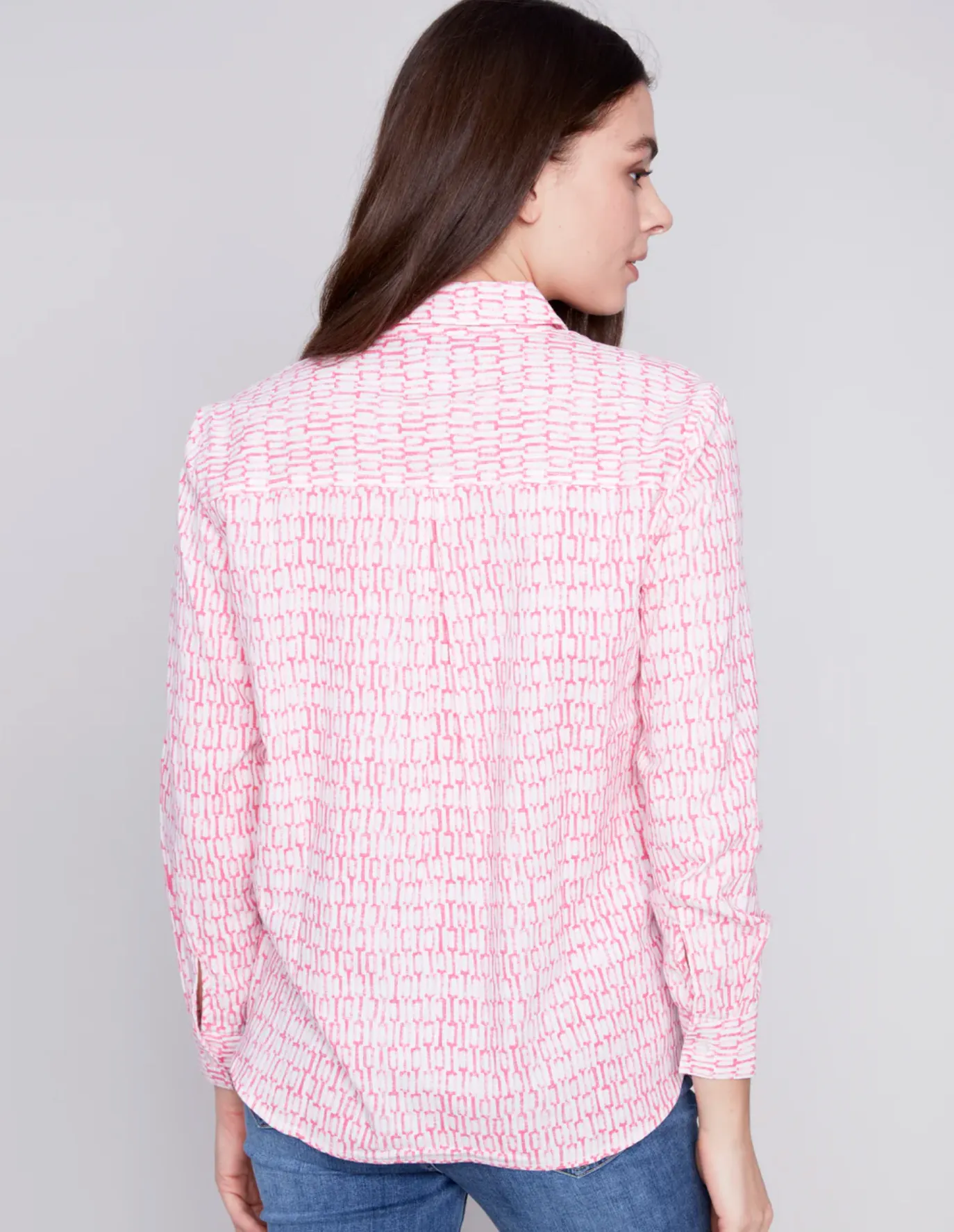 Charlie B. Rose Printed Top