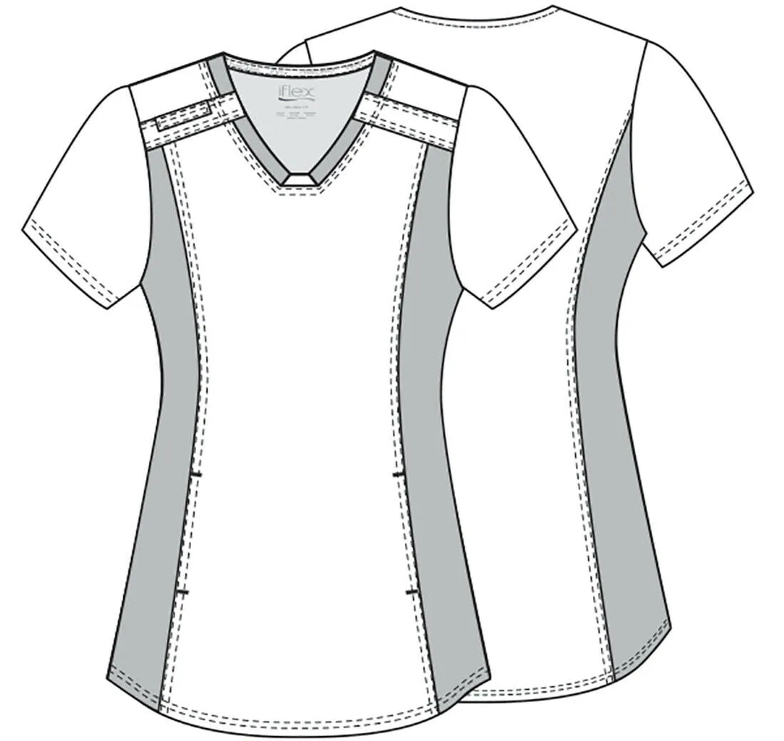 Cherokee Prints V-Neck Top (Koala)
