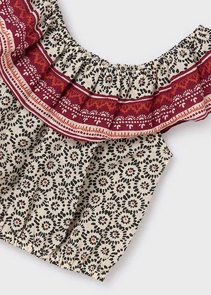 Chickp-Black Printed Top