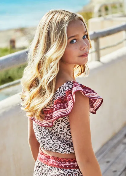 Chickp-Black Printed Top