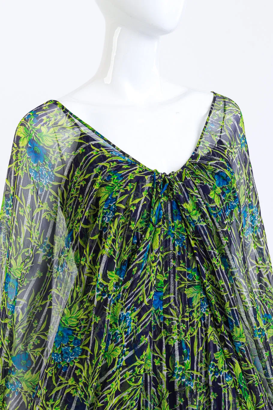 Chiffon Cocoon Cape & Dress Set