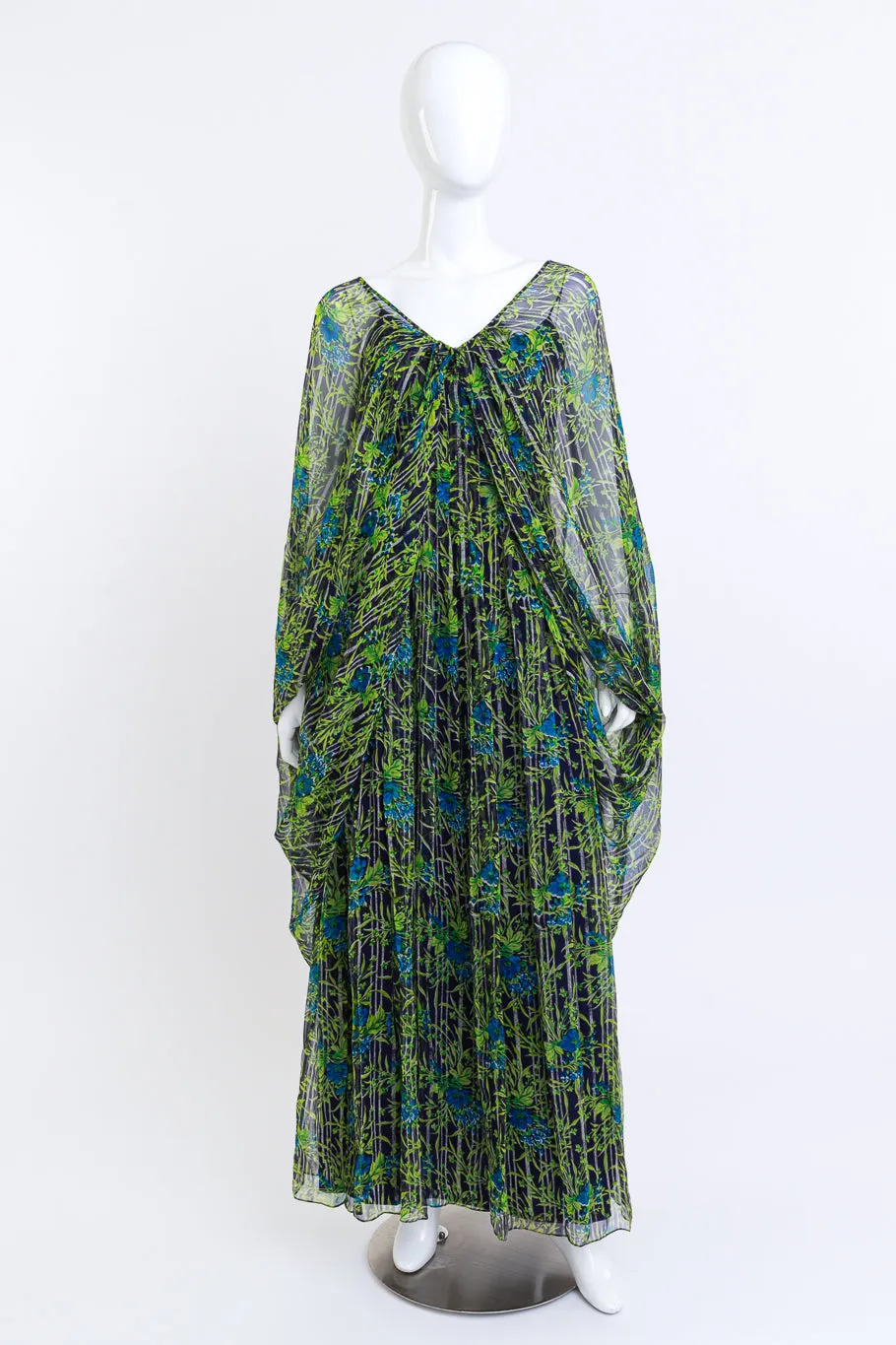 Chiffon Cocoon Cape & Dress Set