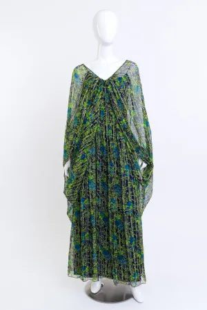 Chiffon Cocoon Cape & Dress Set