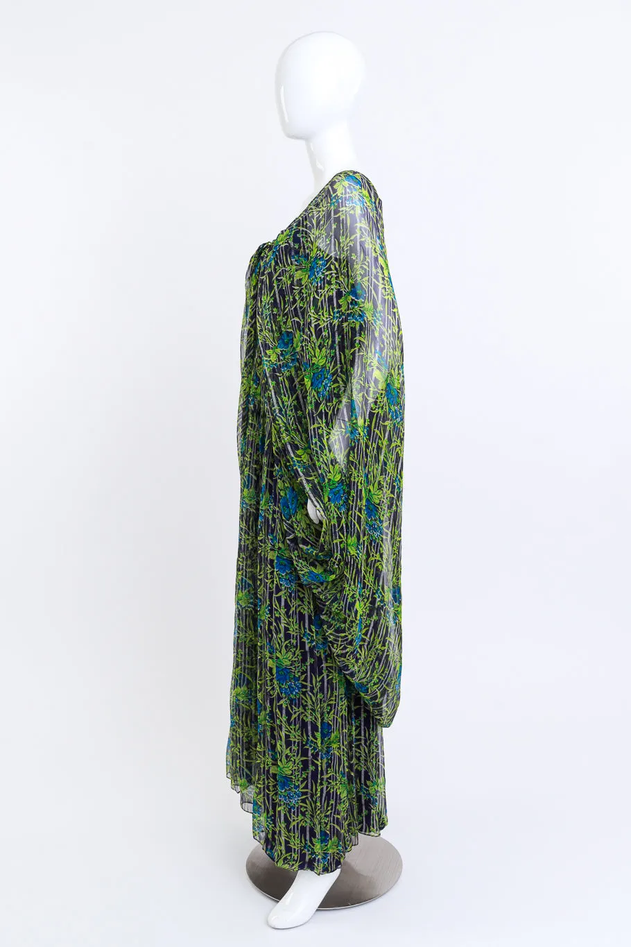 Chiffon Cocoon Cape & Dress Set