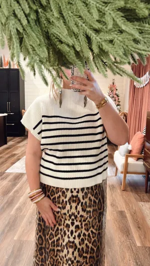 Classic Coco Stripe Sweater Top