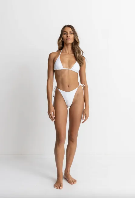 Classic Slide Tri Top - White