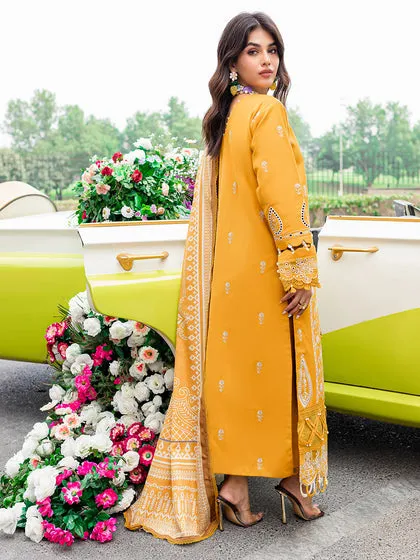 Classic Yellow Pakistani Salwar Kameez Heavily Embroidered Salwar Suit