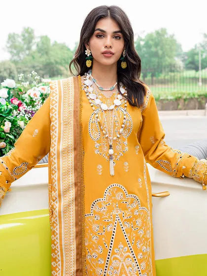 Classic Yellow Pakistani Salwar Kameez Heavily Embroidered Salwar Suit