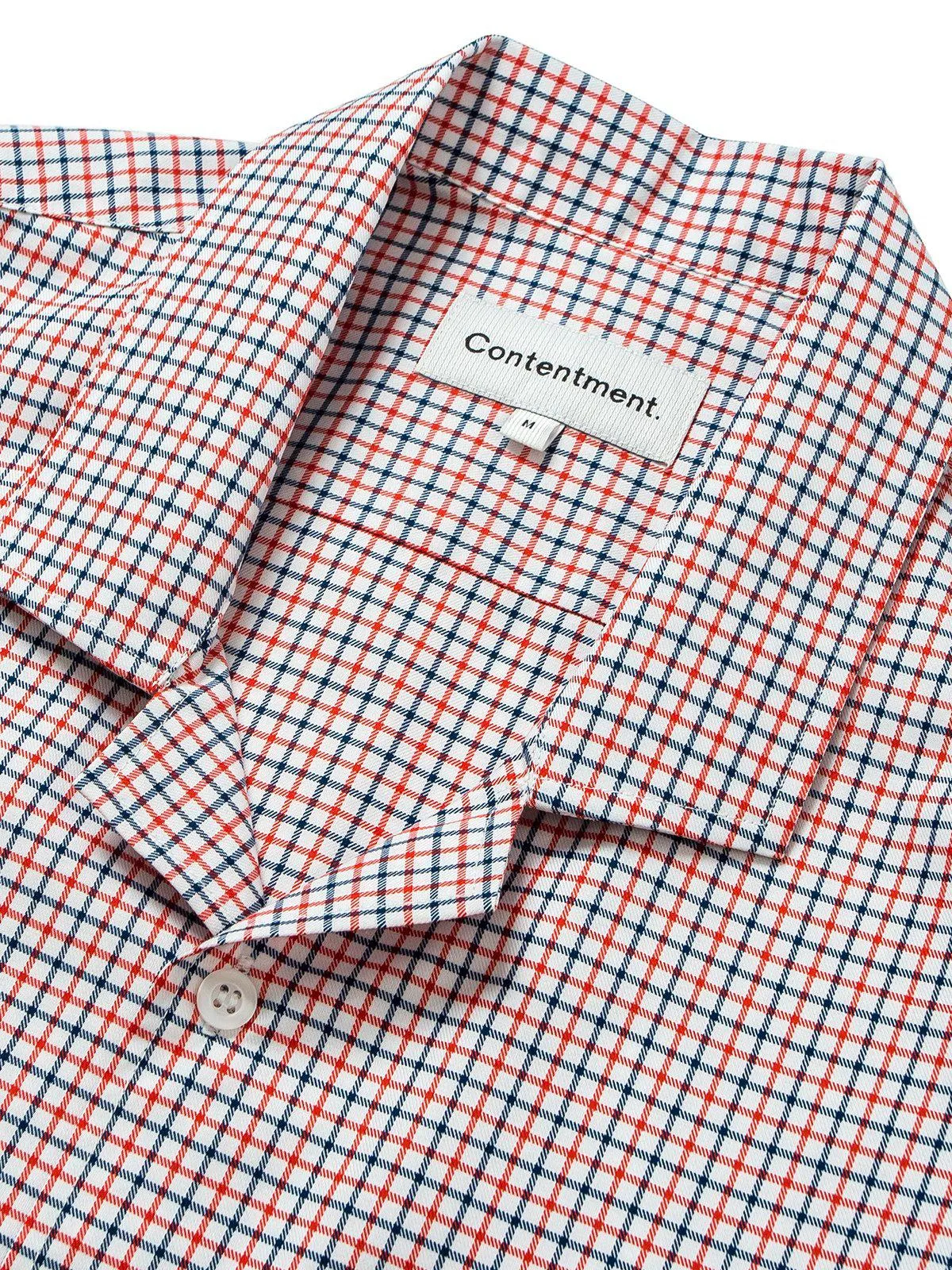 Contentment. Camp-Collar Tattersal Shirt