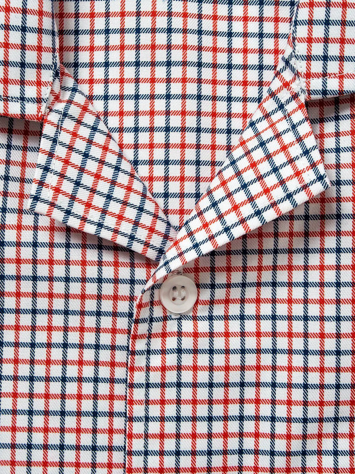 Contentment. Camp-Collar Tattersal Shirt