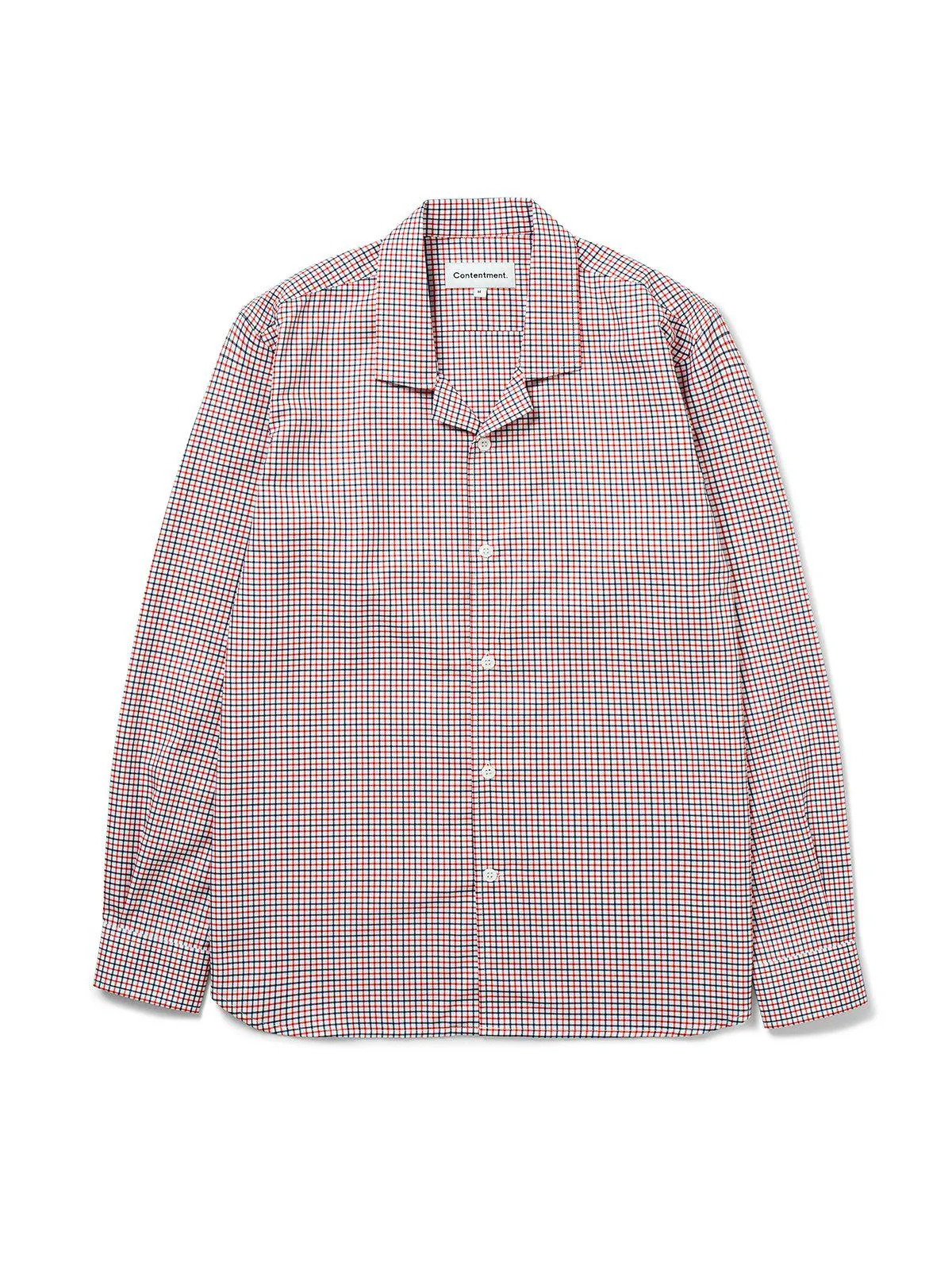 Contentment. Camp-Collar Tattersal Shirt