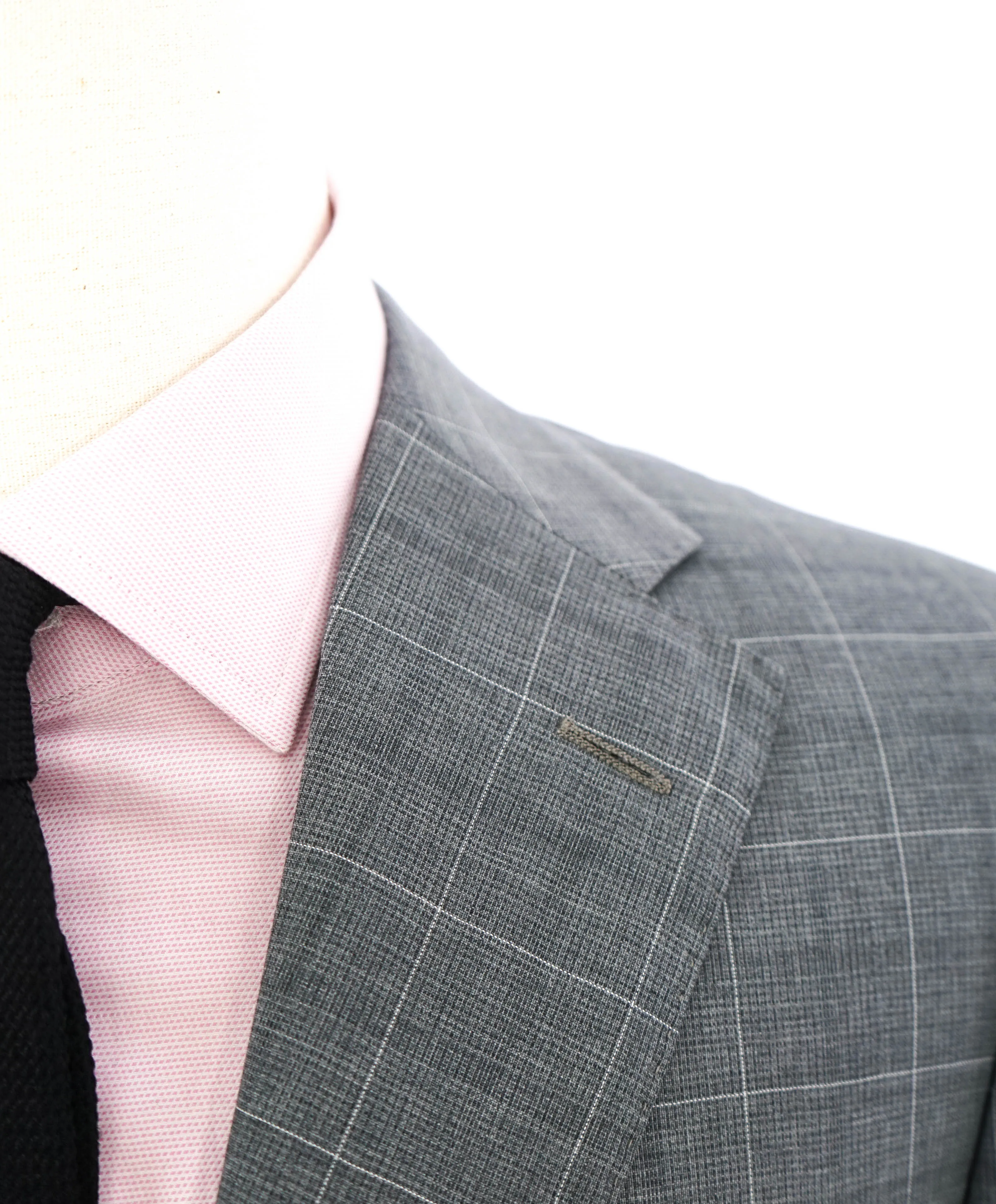 CORNELIANI - Gray Check Plaid Iconic 2-Piece Suit - 38R