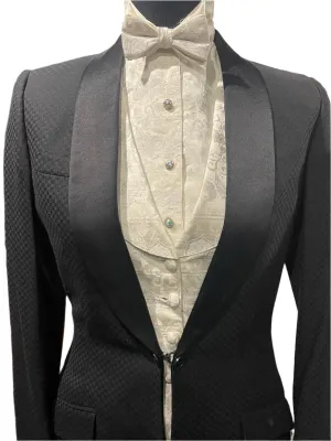Custom Black Checkered Tux