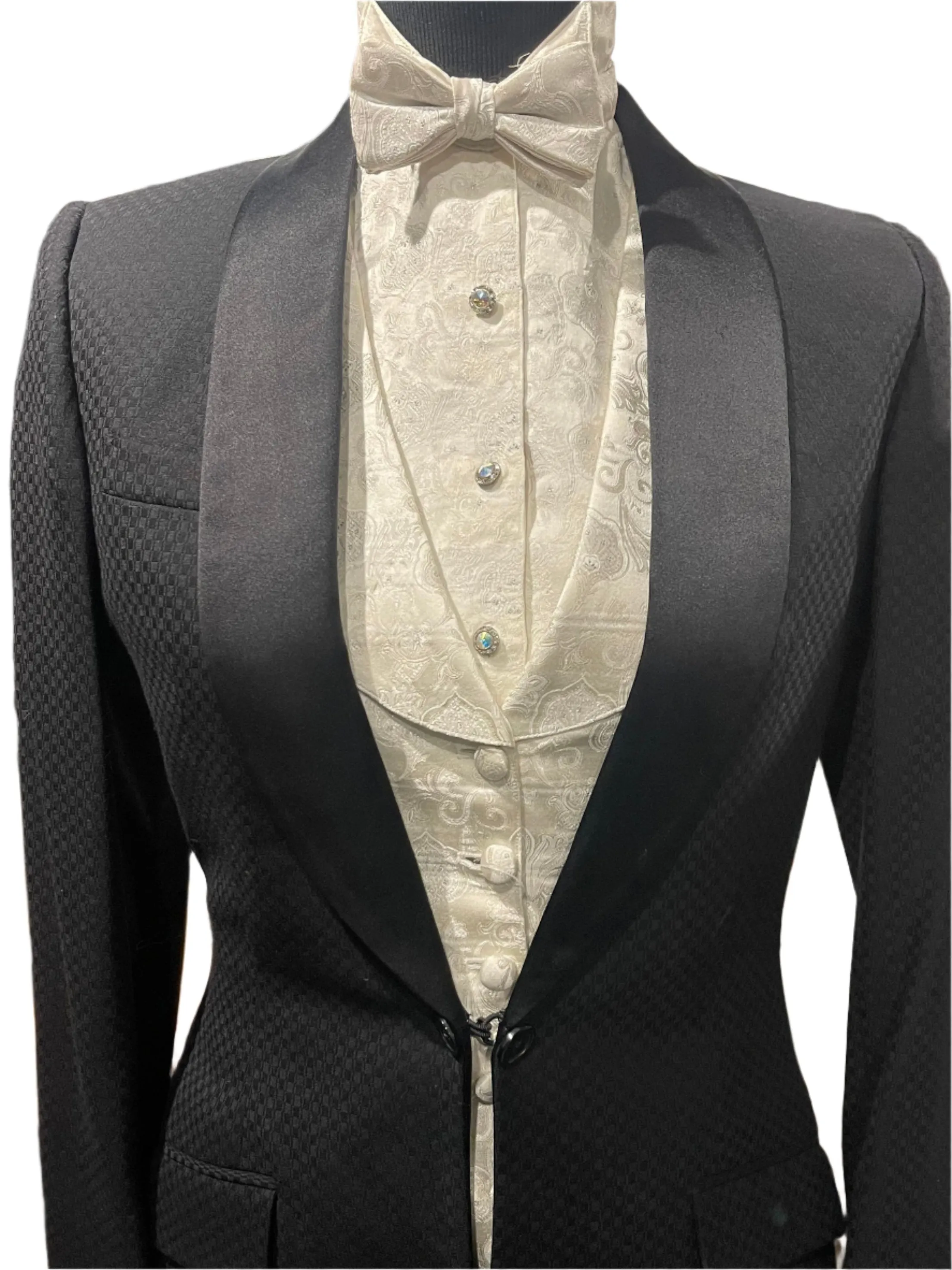 Custom Black Checkered Tux