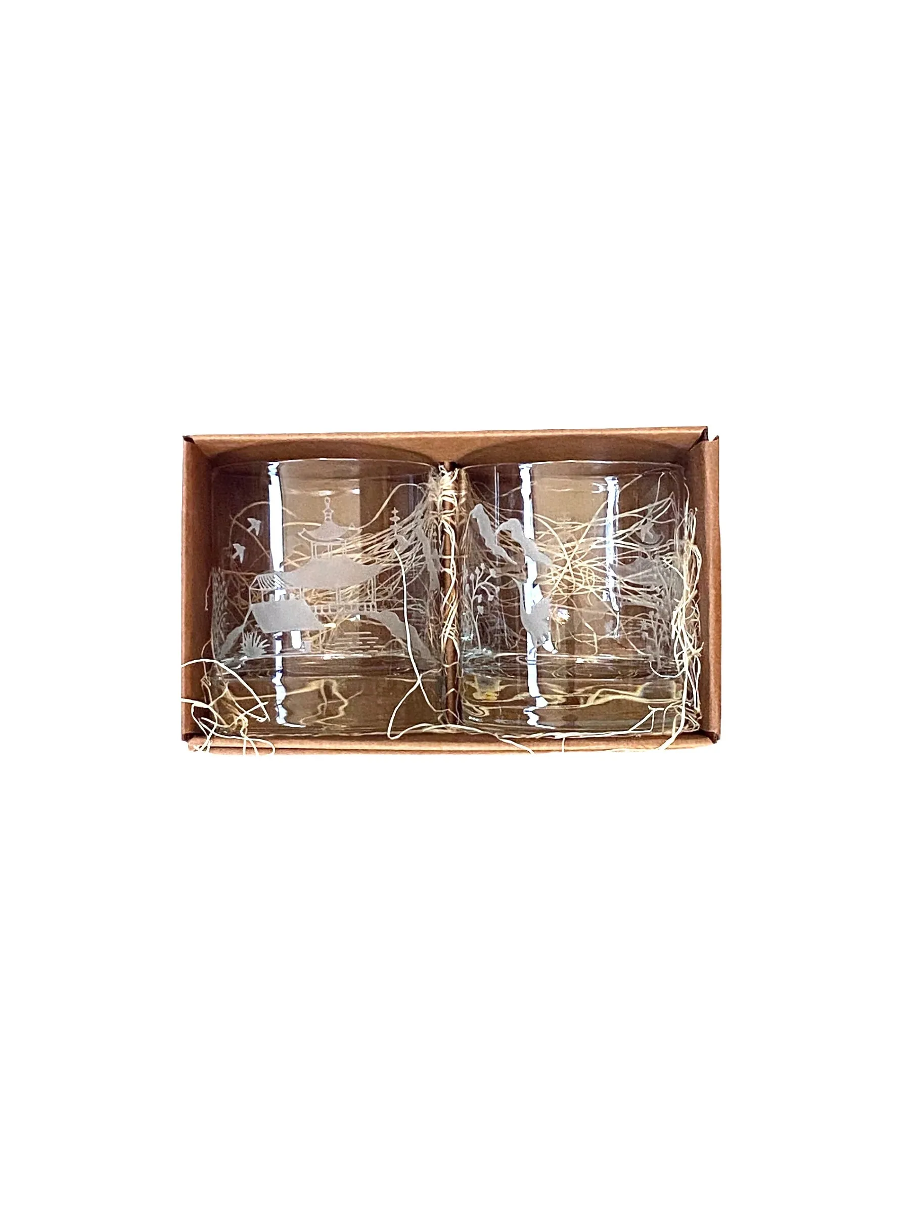 Danielle Rollins for J. Earl & Sons Double Old Fashioned Glasses, Set of 2