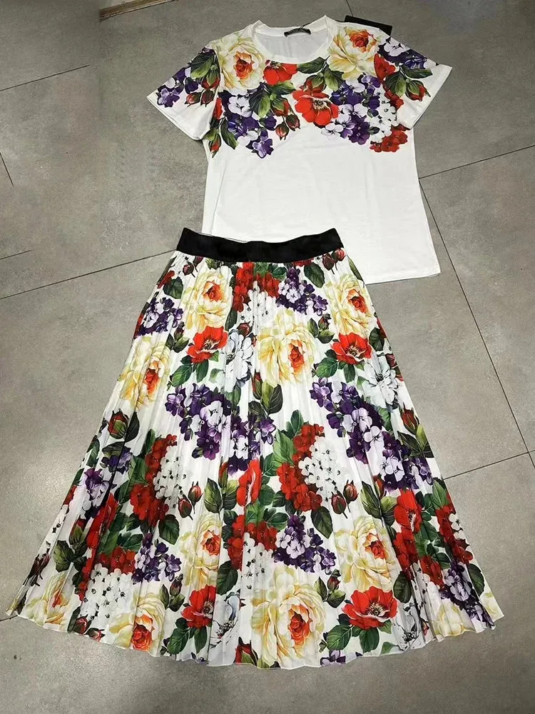 Design Retro Geometric Print  two-piece set