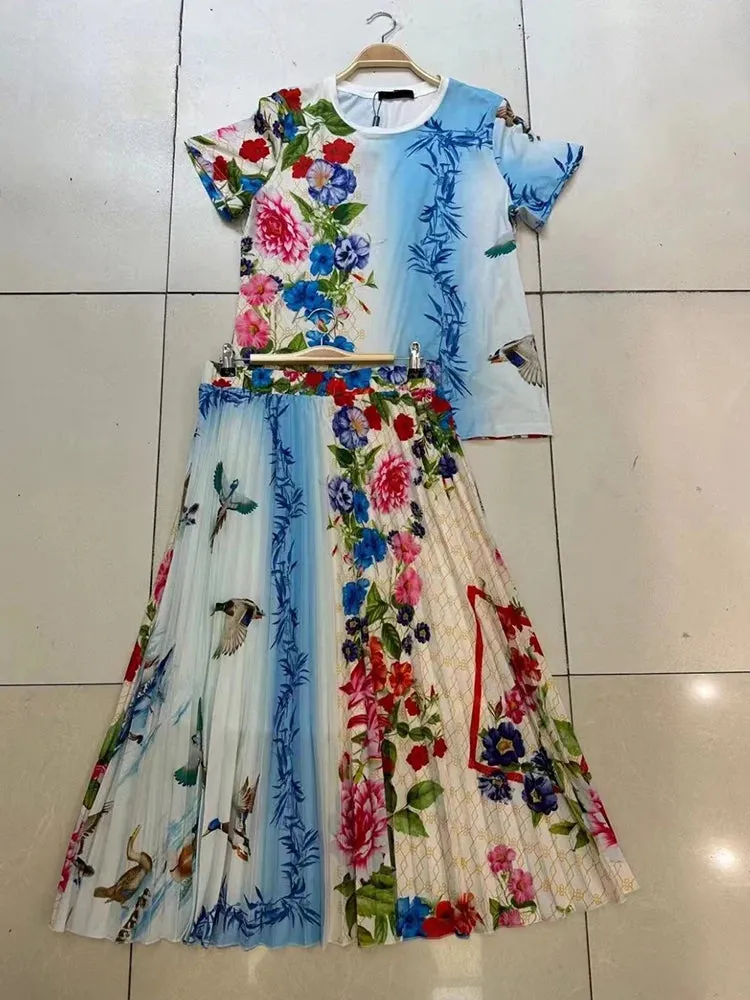 Design Retro Geometric Print  two-piece set