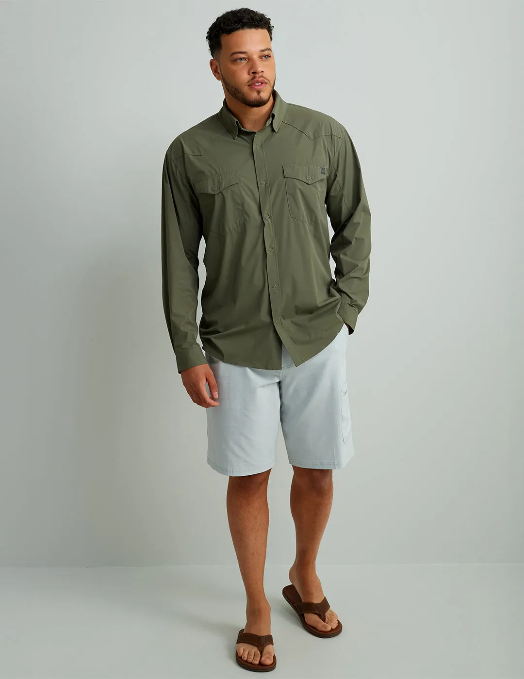 Diamond Back Button-Down