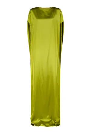 Diria Green Draped Dress